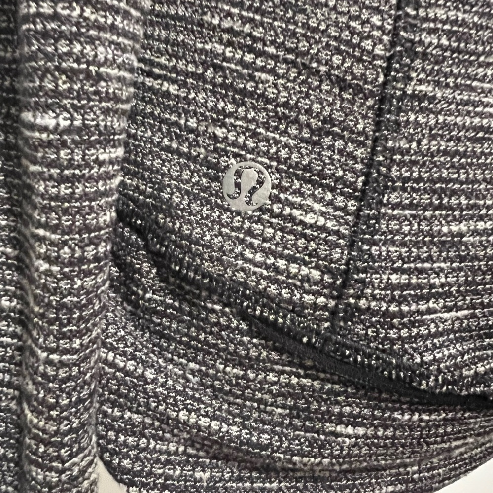 Lululemon Think Fast Pullover Coco Pique Black / Black Size 6‎ - Picture 11 of 15
